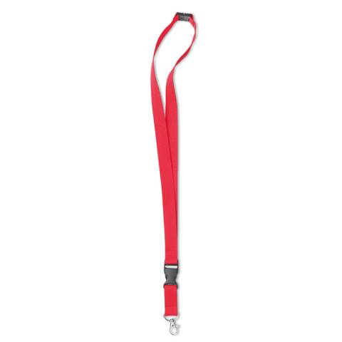 Lanyard mit Metallkarabiner rot Lany