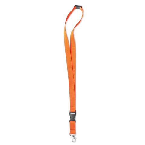 Lanyard mit Metallkarabiner orange Lany