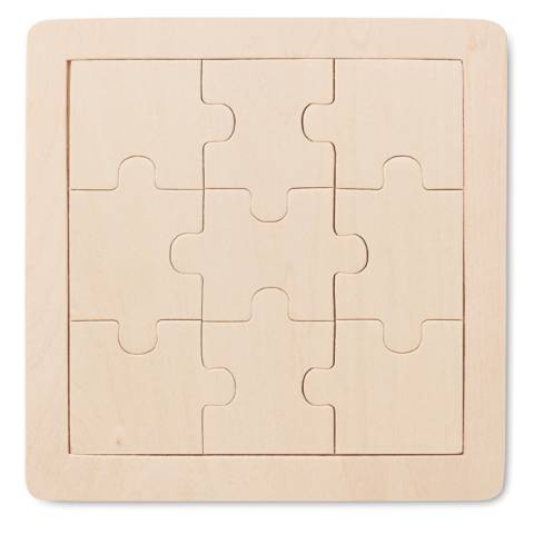 Holz-Puzzle holzfarben Diverwood