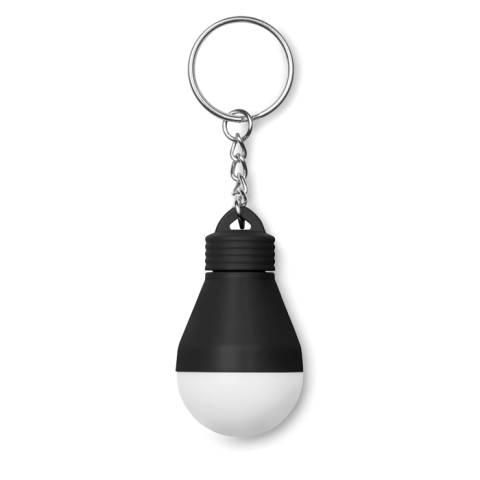 Schl�sselring Gl�hbirne schwarz Ilumix Colour