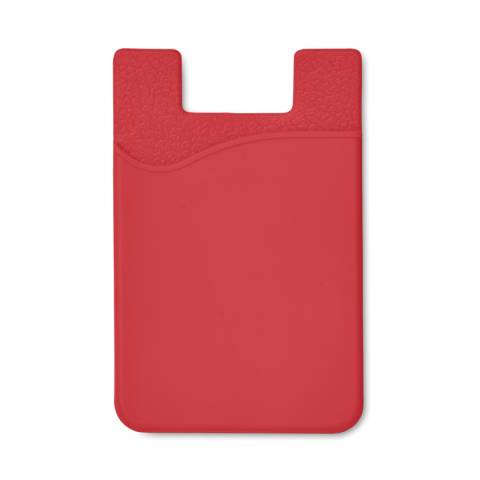 Kreditkartenhalter rot Silicard