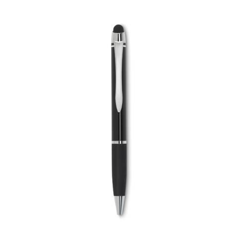 Drehkugelschreiber/Stylus Alum schwarz Plimm