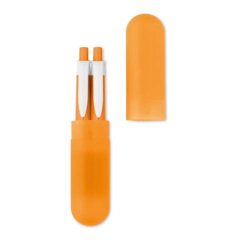 Schreibgerte-Set orange Tubeset