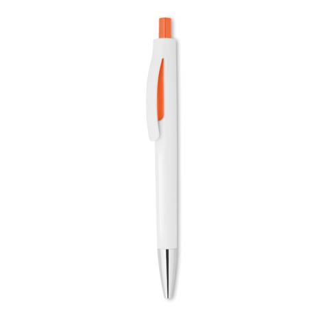 Druckkugelschreiber orange Lucerne White