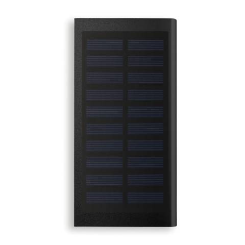 Solar Powerbank 8000 mAh schwarz Solar Powerflat