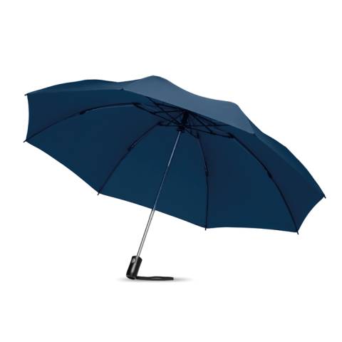 Reversibler Regenschirm blau DUNDEE FOLDABLE