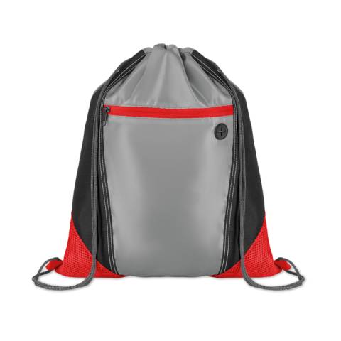 Beutel mit Kordelzug rot Shoop Grey