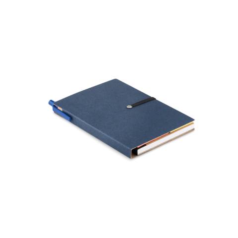 Recyceltes Notizbuch blau Reconote