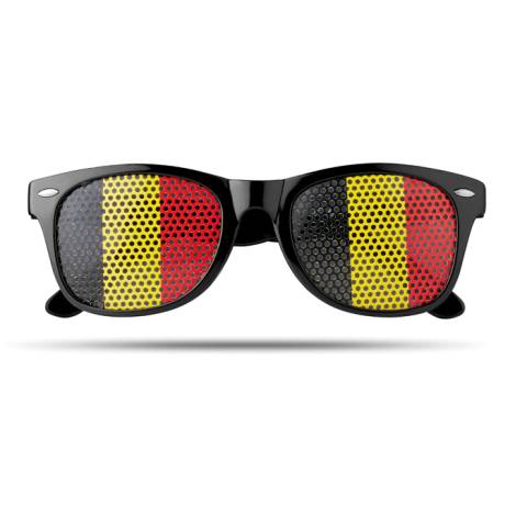 Fan Sonnenbrille schwarz Flag Fun