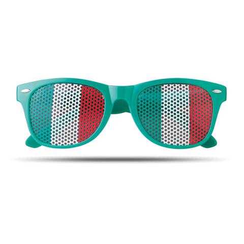 Fan Sonnenbrille grn Flag Fun