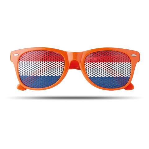 Fan Sonnenbrille orange Flag Fun