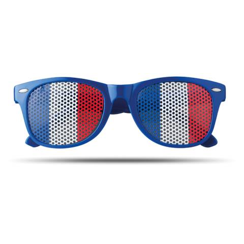 Fan Sonnenbrille knigsblau Flag Fun