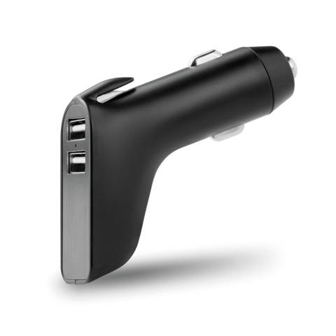 USB-Kfz-Ladeger�t schwarz Fusible