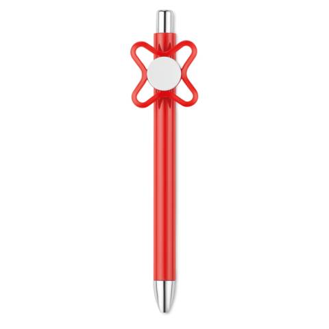 Kugelschreiber mit Spinner rot Molino