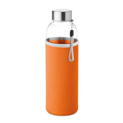 Trinkflasche Glas 500 ml orange UTAH GLASS