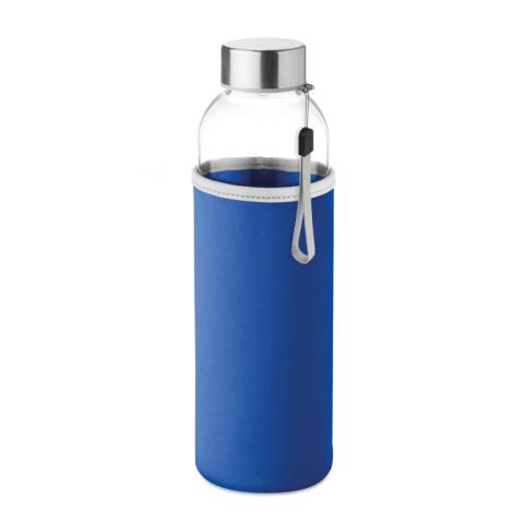 Trinkflasche Glas 500 ml knigsblau UTAH GLASS