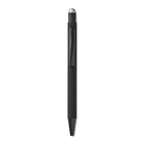Druckkugelschreiber mit Stylus silber NEGRITO