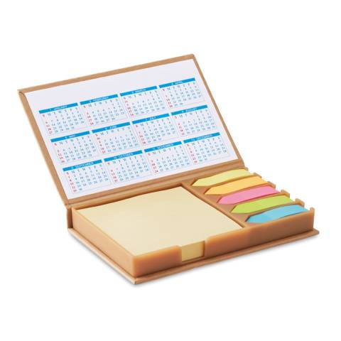 Notizzettelhalter mit Kalender beige MEMOCALENDAR