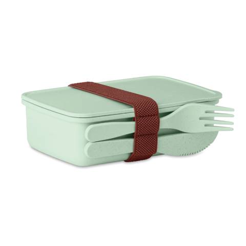 PP Lunch-Box mit Bambus-Fasern grn ASTORIABOX
