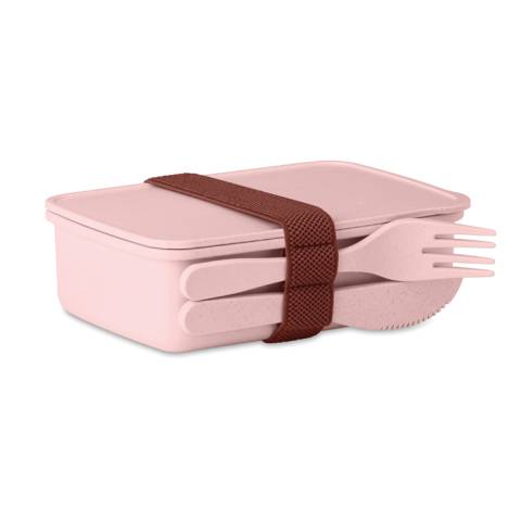 PP Lunch-Box mit Bambus-Fasern rosa ASTORIABOX