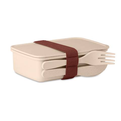 PP Lunch-Box mit Bambus-Fasern beige ASTORIABOX