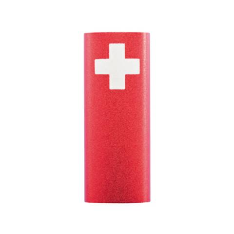 Erste Hilfe Pflasterbox aus Aluminium mit Magnet