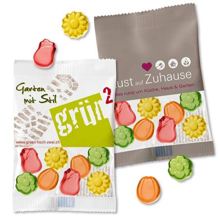 Fruchtgummi Blumen 10g Werbette