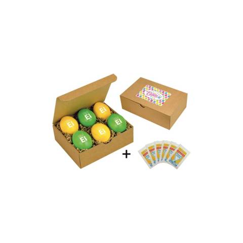 Logoeier 6er Snack Box