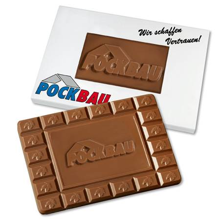 Werbe Schokoladentafel Fairtrade 60g