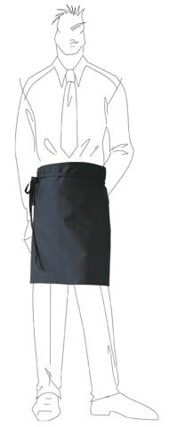 Apron short REFLECTS SALDUS BLACK 