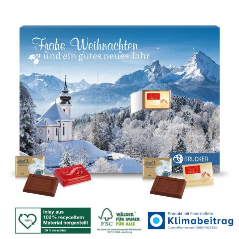 Lindt Wand Addventskalender EXKLUSIV