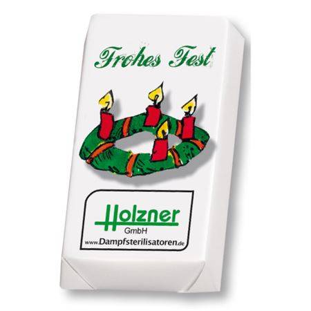 Weihnachts-Schoko-T�felchen `Adventskranz`