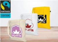 Fairtrade Baumwolltasche 34x42 lange Henkel natur