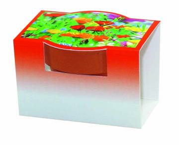 Tont�pfchen Blumengru�, bunte Blumenmischung, 1-4 c Digitaldruck