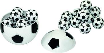 Fu�ball mit 11 Schoko-Fu�b�llen
