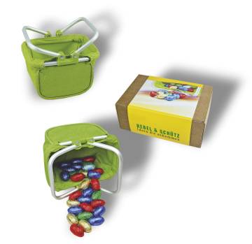 Osterkorb in Geschenkkartonage