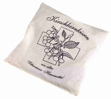 Kirschkern-Kissen, 24x24 cm im PE-Beutel