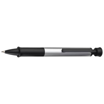 Kugelschreiber aus Aluminium mit schwarzem Clip 
