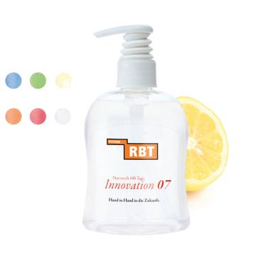 300 ml PET Spender, transp. - Handreinigungsgel antibakteriell -