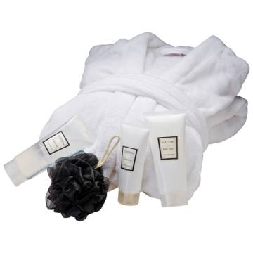 Badeset mit Bademantel, Duchgel, Body Lotion, Handcreme und Dusc