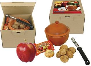 Bratapfel-Set, 1-4 c Digitaldruck inklusive