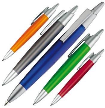 Design Kugelschreiber matt transparent