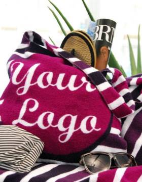 Strandtasche Strandtuch Velour