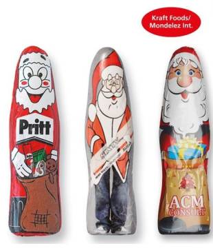Schoki-Weihnachtsm�nnchen Individuell