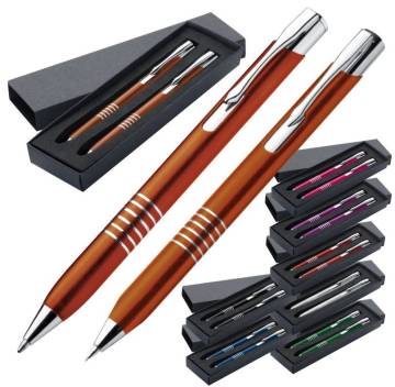 2-teiliges Metal Schreibset