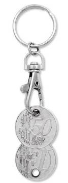 Schlsselanhnger mit Einkaufswagenlser