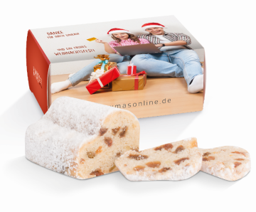 Mini Christstollen 80g in der Stollenbox
