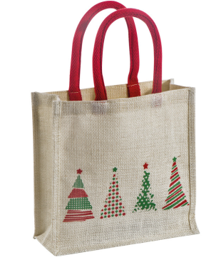 Jutetasche Weihnachten Werbegeschenk