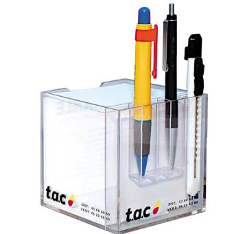 Zettelbox mit Stiftehalter