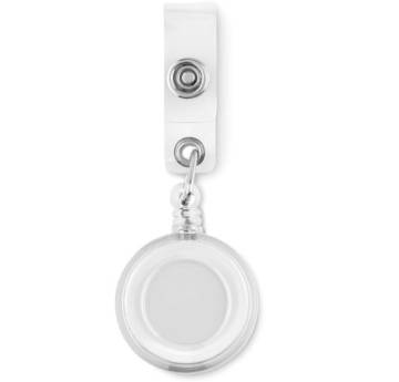 Kartenhalter transparent wei� Lades